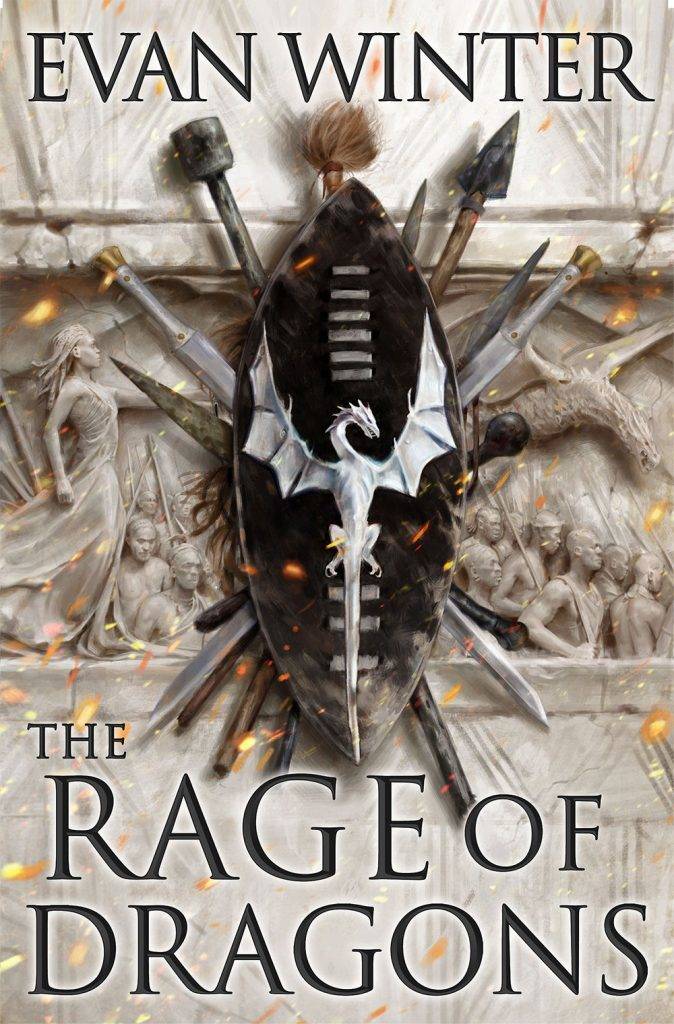 Bookshelf with contemporary fantasy