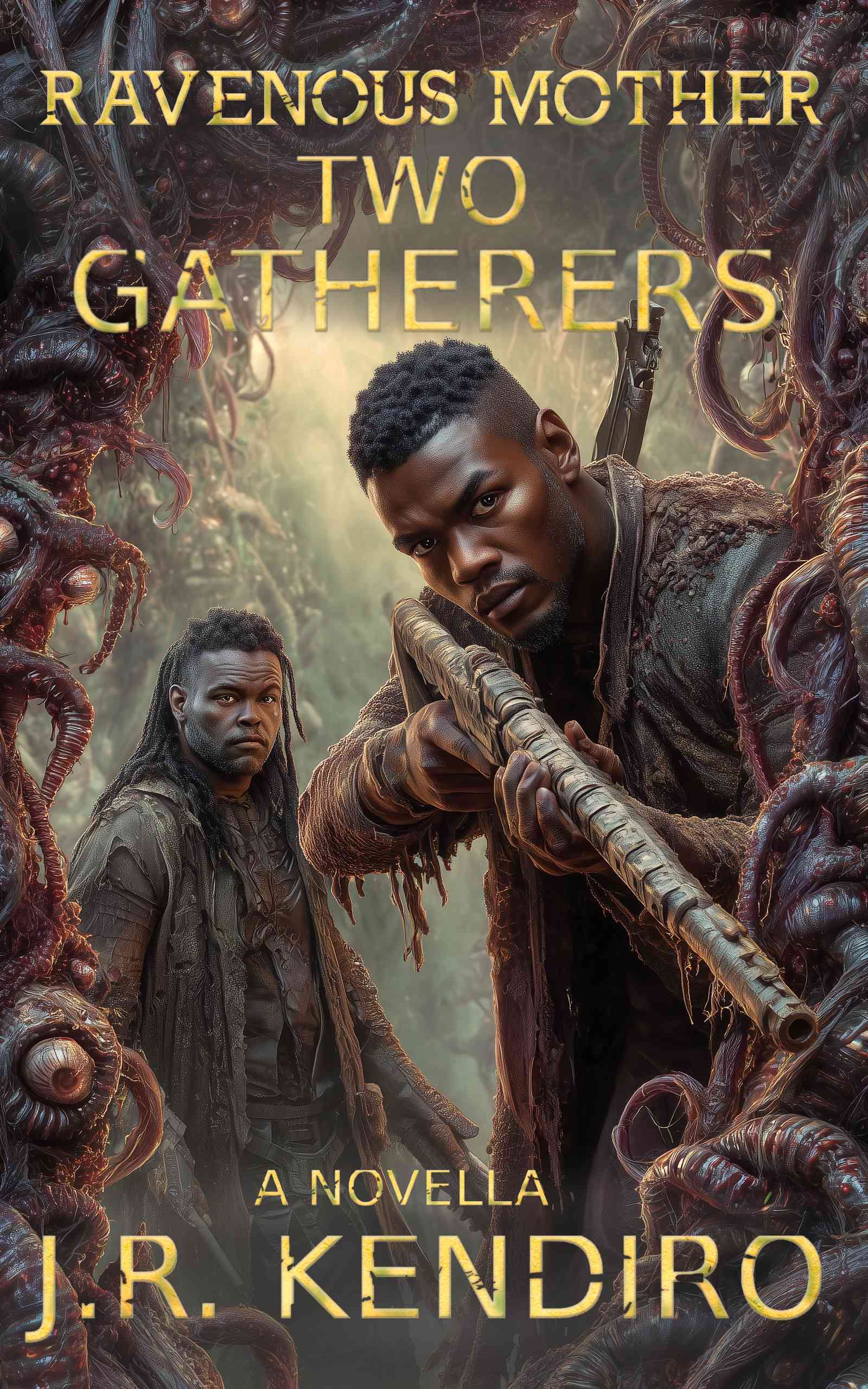 Ravenous Mother: Two Gatherers – biopunk dark fantasy novella by J. R. Kendiro